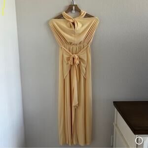 NWOT Free People Beach Muted Orange Goddess Dress Small